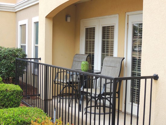 Villaggio Apartments Model patio